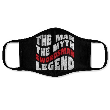 Discover Swordsman Warrior Kendo Gladiator Face Masks