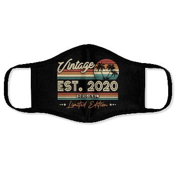 Discover Retro '20s Birthday Surprise Face Masks