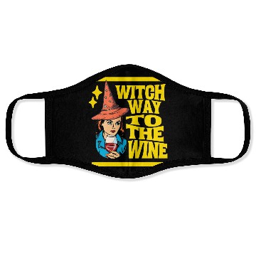 Discover Witch Way To The Wine Face Masks