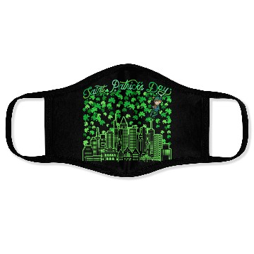 Discover Saint Patrick's Day Frankfurt Germany Face Masks