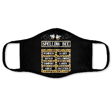 Discover Spelling Bee Halloween Teachers Face Masks