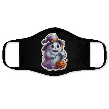 Discover Happy Halloween Pumpkins Ghost 28 Face Masks