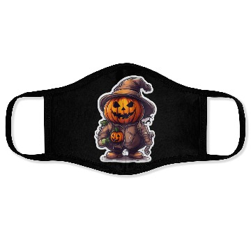 Discover Happy Halloween Pumpkins 33 Face Masks