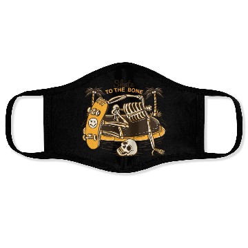 Discover SKATE TO THE BONE Face Masks