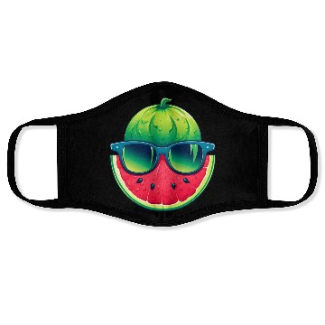 Discover Summery Kawaii Design with Watermelon and Face Masks