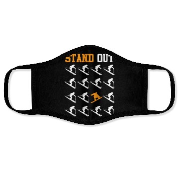 Discover Snowboarder Freestyle Stand Out Snow Slope Face Masks