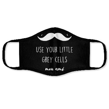 Discover USE YOUR LITTLE GREY CELLS Face Masks