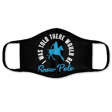 Discover Funny Snow Polo Outfit Horse Polo Face Masks