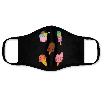 Discover Cute Sweet Ice Cream Sticker Pack Face Masks
