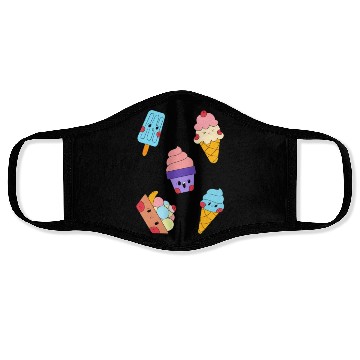 Discover Cute Sweet Ice Cream Sticker Pack Face Masks