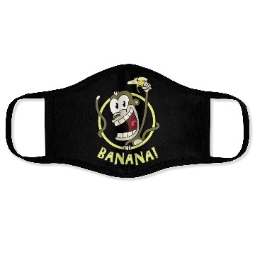 Discover Monkey Banana Face Masks