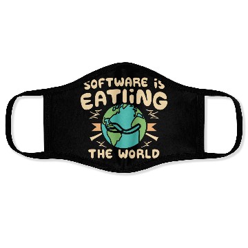 Discover Software is eating the world Face Masks