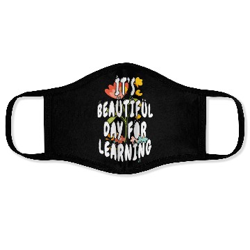 Discover It's A Beautiful Day For Learning Face Masks