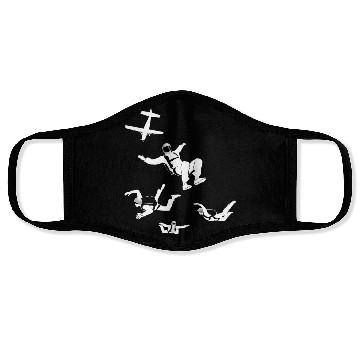 Discover Skydiving, jumping Face Masks