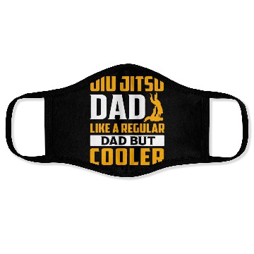 Discover Jiu Jitsu Dad Like a Regular Dad But Cooler Face Masks