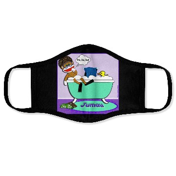 Discover Jumau the Sock Monkey Face Masks