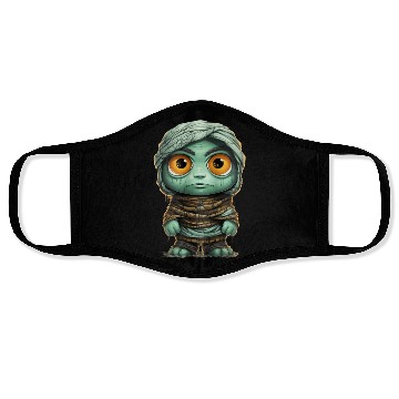 Discover Halloween Spooky Cartoon Mummy Face Masks