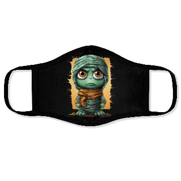 Discover Halloween Spooky Cartoon Mummy Face Masks