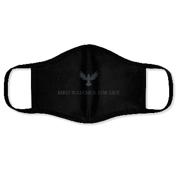 Discover Bird Watcher for Life Face Masks