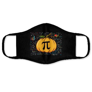 Discover Pumpkin Pi Mathematics Halloween Thanksgiving Fall Face Masks