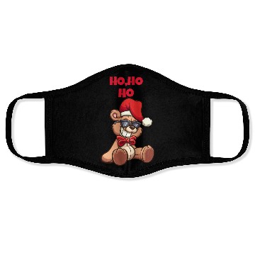 Discover Christmas Teddy Bear Face Masks