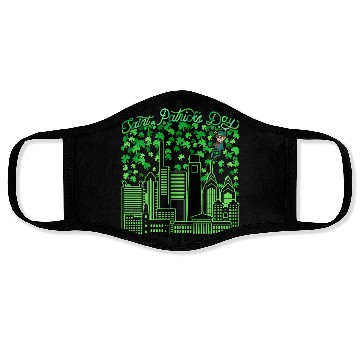 Discover Saint Patrick's Day Philadelphia Pennsylvania Face Masks