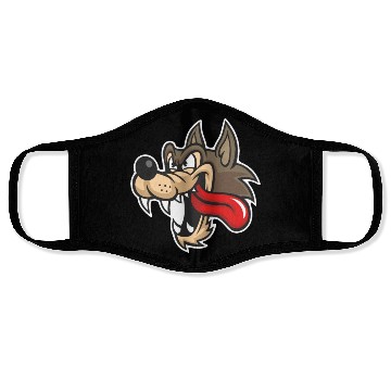 Discover Fox head Face Masks