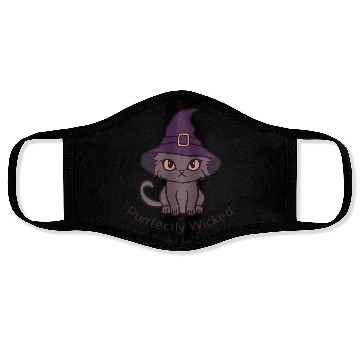 Discover Wicked Cat Witch Funny Halloween Witch Face Masks
