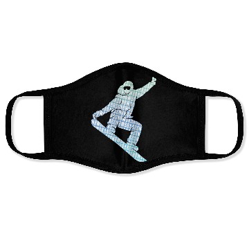 Discover Snowboarder Cool Freestyle Snowboarding Face Masks