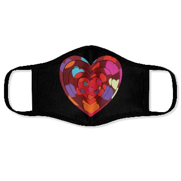 Discover Heart of hearts Face Masks