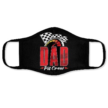 Discover Dad Pit Crew Face Masks