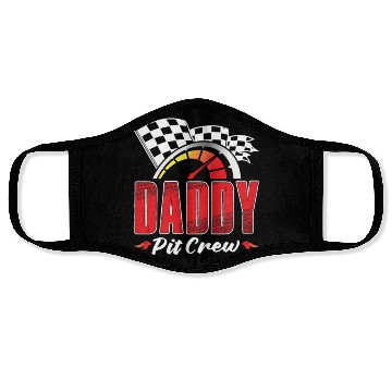 Discover Daddy Pit Crew Face Masks