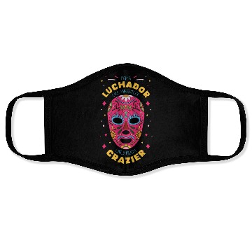 Discover Mexican Wrestling Wrestler Lucha Libre Mask Mexico Face Masks