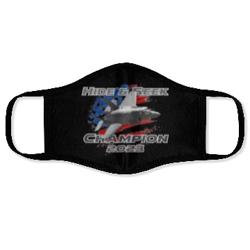 Discover F-35 Hide and Seek Champion Face Masks