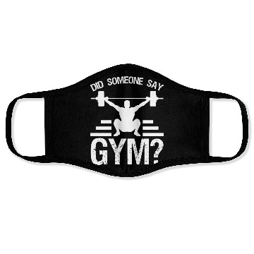 Discover Fitness Gym Strongman Bodybuilder Face Masks