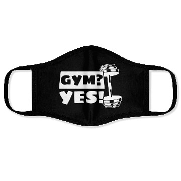 Discover Gym Strongman Fitness Bodybuilder Face Masks