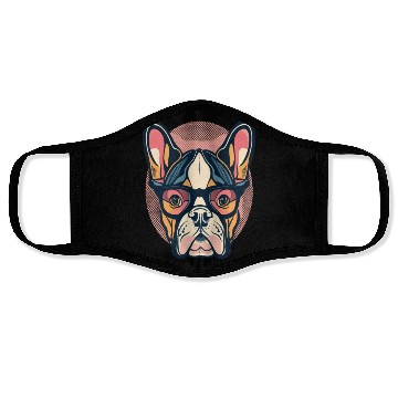 Discover FRENCH BULLDOG DOG LOVERS Face Masks