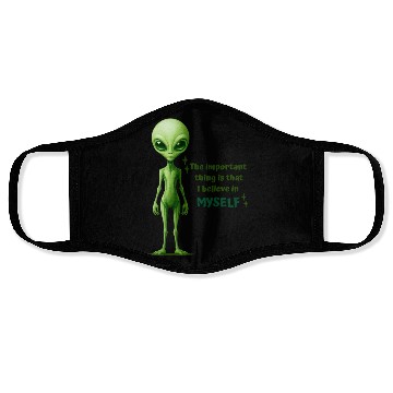 Discover Alien Believe in Yourself Face Masks