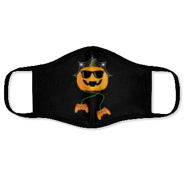 Discover Halloween Jack O Lantern Gamer Boys Kids Men Face Masks