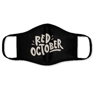 Discover red october phillies Face Masks