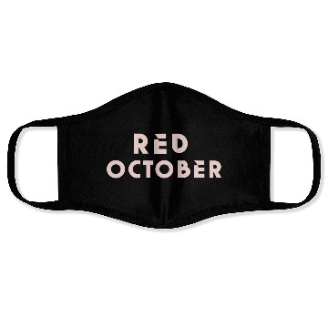 Discover Red october phillies Face Masks