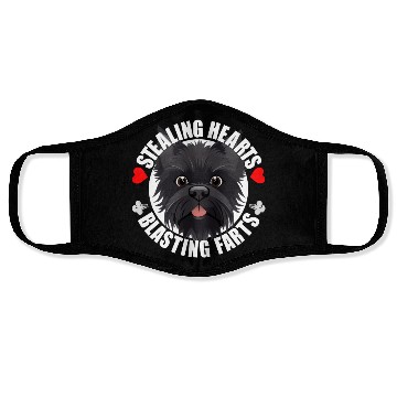 Discover Affenpinscher Comedy Stealing Hearts Blasting Face Masks