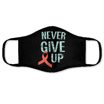 Discover Never Give Up HIV Awareness - Inspiring Resilience Face Masks