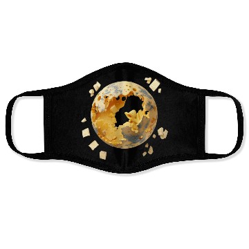 Discover cheese planet Face Masks
