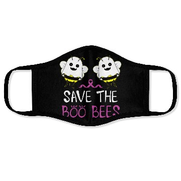 Discover Save The Boo Bees Breast Cancer Awareness Face Masks