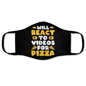 Discover Reaction Streamer Video Reaction Content Creator Face Masks