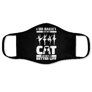 Discover Ballet Ballerina Cat Face Masks