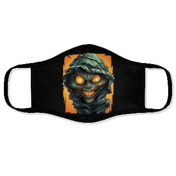 Discover Halloween Spooky Cartoon Mummy Face Masks