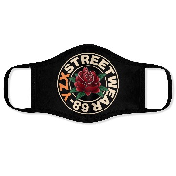 Discover Streetwear red rose Face Masks