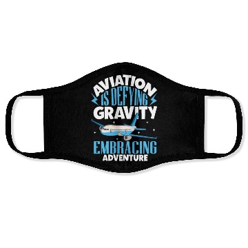 Discover Pilot Aviation Airplane Airline Future Pilots Face Masks